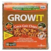 Hydrofarm GROW!T JSCC2 Organic Coco Coir Indoor Tropical Flower Plant Planting And Outdoor Decorative Mulch Chips, 2 Cubic Feet