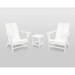 St. Croix 3pc Contemporary Adirondack Set - POLYWOOD -Outdoor Garden Store GUEST b1bc13ce 6bdf 41ca 8f83 226b88bf34d9