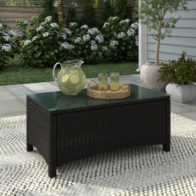 Glenwillow Home Alvory Outdoor Coffee Table 3 Glenwillow Home Alvory Outdoor Coffee Table - Image 3