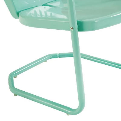 Griffith Metal Chair Aqua - Crosley 15 Griffith Metal Chair Aqua - Crosley - Image 15