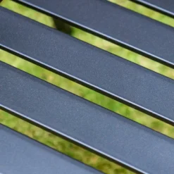 5pc Patio Set With Faux Wood Table & Metal Chairs - Captiva Designs -Outdoor Garden Store GUEST b7b19dd7 9f7c 4c6b bc13 1824a55984c1