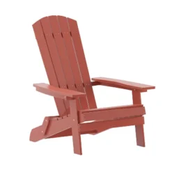 Flash Furniture Charlestown All-Weather Poly Resin Indoor/Outdoor Folding Adirondack Chair -Outdoor Garden Store GUEST b84323e6 07de 40d1 988f 23936d8972d4