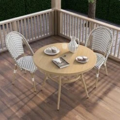 3pc Arna Patio Set With 40" Round Dining Table - MiBasics -Outdoor Garden Store GUEST b8928b96 983a 4a5c 95dd 74734cadb6da