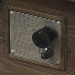 Venti 5pc Wicker Swivel Club Chairs And Fire Pit - Dark Brown/Beige - Christopher Knight Home -Outdoor Garden Store GUEST b94ad756 8f50 480d adde 41f05306e6aa