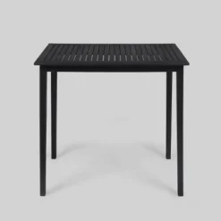 Polaris 5pc Wood And Wicker 45" Rectangular Bar Set Dark Gray - Christopher Knight Home -Outdoor Garden Store GUEST b9848afe 771f 4e85 983b 24b82b046e6d