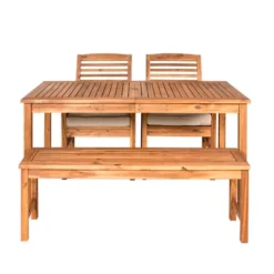 Ravenscroft 4pc Acacia Wood Patio Dining Set - Saracina Home 16 Ravenscroft 4pc Acacia Wood Patio Dining Set - Saracina Home -Outdoor Garden Store GUEST b9ee2181 ca32 41f5 bdb7 5ca2d3689ec3