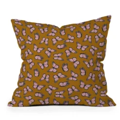 Little Arrow Design Co. Monarch Butterflies Outdoor Throw Pillow Pink/Brown - Deny Designs -Outdoor Garden Store GUEST ba6c7059 df1b 4e72 b6c9 87555734c5b0