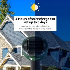 Dartwood Outdoor Solar Ultrasonic Pest And Mole Repellent For Groundhogs, Rats, Mice, Snakes In Your Gardens, Lawns And Yards (2 Pack) -Outdoor Garden Store GUEST bad078b0 ca33 4c0c 9d44 2582379c838d