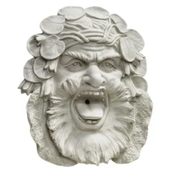 Design Toscano Hafod Mansion Greenman Fountain Wall Sculpture