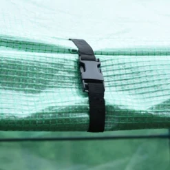 Outsunny Walk-in Greenhouse Outdoor 3 Tier 10 Shelf Warm House Garden Hexagonal Hot House With Roll-Up Zipper Door & Steel Frame -Outdoor Garden Store GUEST bc082902 f92f 479c 9084 7e2d5568fc43