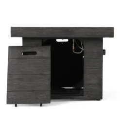 Keana 5pc Faux Rattan Club Chair & Fire Pit Chat Set - Christopher Knight Home -Outdoor Garden Store GUEST bcb7aa81 5659 4a49 9a54 ba7e061fe71b