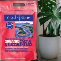Coast Of Maine Indoor Outdoor Mount Desert Island Blend Organic Cactus And Succulent Potting Soil Mix With Beneficial Nutrients, 8 Quart Bag -Outdoor Garden Store GUEST be92cf29 04f7 430d 9b69 0d87b5d10aad