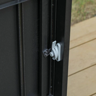 Outdoor Expandable Rectangle Steel Dining Table - Captiva Designs 4 Outdoor Expandable Rectangle Steel Dining Table - Captiva Designs - Image 4