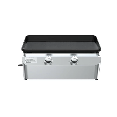 Nexgrill 300-0014 2 Burner Tabletop Griddle With Spatula - Black 2 Nexgrill 300-0014 2 Burner Tabletop Griddle With Spatula - Black - Image 2