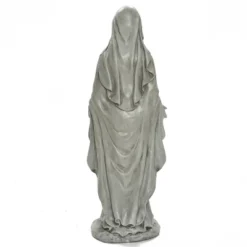 LuxenHome 30.5" H Virgin Mary Indoor Outdoor Statue Garden Statues, Gray Or Ivory -Outdoor Garden Store GUEST c07f7c52 2e73 4ef3 831f 1133b8480755