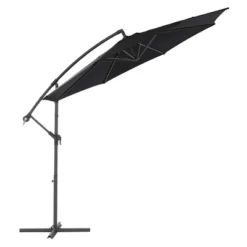 9.5' UV Resistant Offset Tilting Cantilever Patio Umbrella - CorLiving -Outdoor Garden Store GUEST c1f0654f 9a3f 43df a439 da3d99df14ae