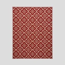 Tallevast Trellis Outdoor Rug Red/Ivory - Christopher Knight Home 11 Tallevast Trellis Outdoor Rug Red/Ivory - Christopher Knight Home -Outdoor Garden Store GUEST c2bf139f ba0d 4b7c a4de 9ac1812759b0