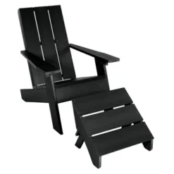 Italica 2pc Modern Adirondack Chair And Folding Ottoman - Highwood -Outdoor Garden Store GUEST c2d9eee3 ecee 4ac4 9914 f1a065725843