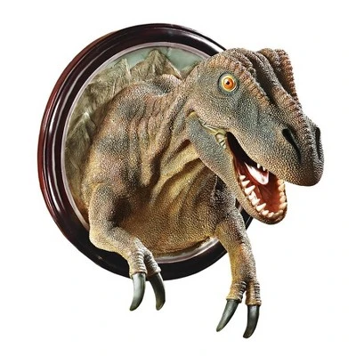 Design Toscano T-Rex Dinosaur Trophy Wall Sculpture 1 Design Toscano T-Rex Dinosaur Trophy Wall Sculpture
