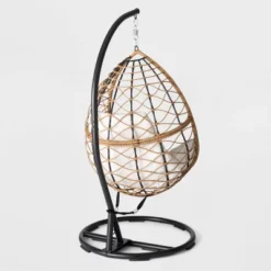 Britanna Patio Hanging Egg Chair - Natural - Opalhouse™ -Outdoor Garden Store GUEST c4bd566e 91c6 4884 8a0e b0fad9b51e63