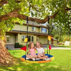 Costway 40'' Flying Saucer Tree Swing Indoor Outdoor Swing W/Hanging Straps Monkey 11 Costway 40'' Flying Saucer Tree Swing Indoor Outdoor Swing W/Hanging Straps Monkey -Outdoor Garden Store GUEST c64059c3 7c33 4600 a7e8 4e26cd3e34e0