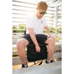 Stansport Folding Stadium Seat With Arms Black/Ten -Outdoor Garden Store GUEST c68e43bb 7e10 4310 9f42 6ccc785d6219