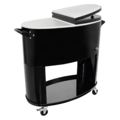 80qt Sporty Oval Rolling Patio Cooler - Permasteel -Outdoor Garden Store GUEST c6b6cf69 c8fc 42f7 80f3 8147980997e4