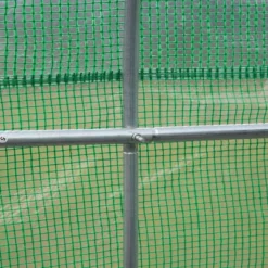 Outsunny 12' X 10' X 7' Outdoor Walk-In Tunnel Greenhouse Hot House With Roll-up Windows, Zippered Door, PE Cover, Green -Outdoor Garden Store GUEST c6cbe0e7 0eb5 4755 91a5 4e23727784c5