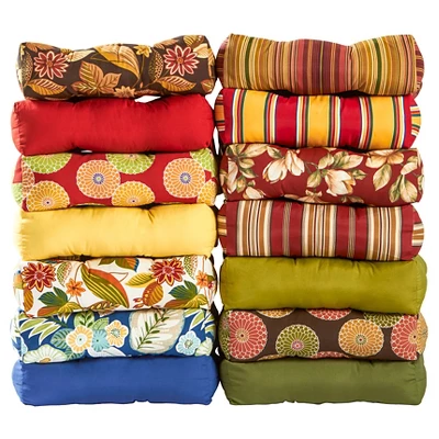 Set Of 2 Timberland Floral Outdoor Seat Cushions - Kensington Garden 3 Set Of 2 Timberland Floral Outdoor Seat Cushions - Kensington Garden - Image 3