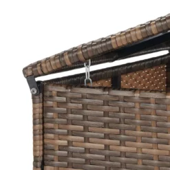 6pc Wicker Outdoor Conversation Set - EDYO LIVING -Outdoor Garden Store GUEST ca87270d c465 4239 82c2 716848befa1d