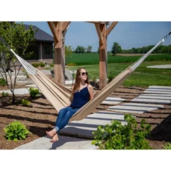 The Hamptons Collection 144” Tan Two Person Outdoor Brazilian Sunbrella Hammock 6 The Hamptons Collection 144” Tan Two Person Outdoor Brazilian Sunbrella Hammock -Outdoor Garden Store GUEST cb287d2e 51f5 4098 89ad 5ff62fbcb107