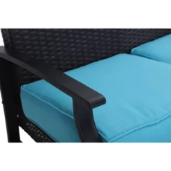 Rattan Wicker Patio Loveseat - Captiva Designs 7 Rattan Wicker Patio Loveseat - Captiva Designs -Outdoor Garden Store GUEST cb6f4f2e 0692 4d7f 9056 215324d5f965