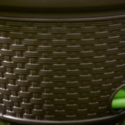 Suncast 100 Foot Resin Wicker Garden Water Hose Caddy Storage Holder Pot, Java -Outdoor Garden Store GUEST cbfb66dd f08f 4388 8dd4 643cbbba7bf1