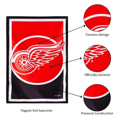 Evergreen Flag, DS New Burlap, Reg, Detroit Red Wings 4 Evergreen Flag, DS New Burlap, Reg, Detroit Red Wings - Image 4