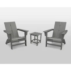 St. Croix 3pc Contemporary Adirondack Set - POLYWOOD -Outdoor Garden Store GUEST ce8b8201 29e1 4611 a4be a987bd0d0bce