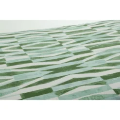 Set Of 2 Outdoor/Indoor Deluxe Tufted Chair Pads Nevis Waves - Pillow Perfec -Outdoor Garden Store GUEST ced56df3 8384 42a9 836f 684565651b3e