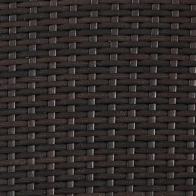 Palm Harbor Outdoor Wicker Butler Tray Brown - Crosley 3 Palm Harbor Outdoor Wicker Butler Tray Brown - Crosley - Image 3