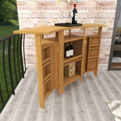 Patio Bar Table Teak - Olivia & May -Outdoor Garden Store GUEST d15bcbfe 2cc4 423a a4fa dc7d4ea1a6d4