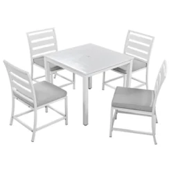 Outdoor Four-Seat Dining Set For Patios, Balconies And Lawns - ModernLuxe -Outdoor Garden Store GUEST d1f8f526 ada3 4455 8d01 7843d58efc86