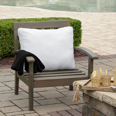 19" X 24" X 8" ProFoam Outdoor Plush Deep Seat Back Cushion Onyx Black - Arden Selections 3 19" X 24" X 8" ProFoam Outdoor Plush Deep Seat Back Cushion Onyx Black - Arden Selections - Image 3