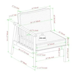 Saracina Home 4pc Modern Boho Eucalyptus Spindle Outdoor Sectional Set 17 Saracina Home 4pc Modern Boho Eucalyptus Spindle Outdoor Sectional Set -Outdoor Garden Store GUEST d25a15f4 447f 4f84 84bf 6ce06bfe8c1a