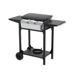 Nexgrill 300-0015 2 Burner Griddle Cart With Spatula - Black 5 Nexgrill 300-0015 2 Burner Griddle Cart With Spatula - Black -Outdoor Garden Store GUEST d2e38504 7a3a 4a27 a4de d8e5843dd80f