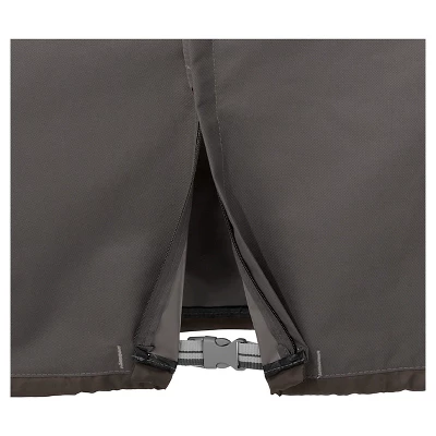 Ravenna Offset Patio Umbrella And Frame Cover - Dark Taupe - Classic Accessories 3 Ravenna Offset Patio Umbrella And Frame Cover - Dark Taupe - Classic Accessories - Image 3