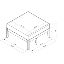 Summerlyn Ottoman - Linon 24 Summerlyn Ottoman - Linon -Outdoor Garden Store GUEST d3437ee7 d7fd 4dae a60a 9f0f6b983499