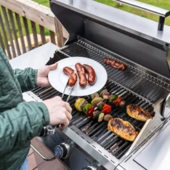 4-Burner Propane Stainless Steel Gas Grill With ClearView Lid Model 41847NG - Monument Grills -Outdoor Garden Store GUEST d34460af ab50 4b0c 900f 81e7d7c1bd68