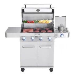 4-Burner Propane Stainless Steel Gas Grill With ClearView Lid Model 41847NG - Monument Grills -Outdoor Garden Store GUEST d3b16e2b ee53 4aa3 bd04 460e4e4cd3b4