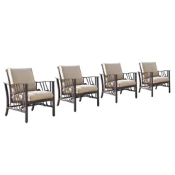 5pc Set With 42" Square Outdoor Aluminum Fire Table & Four Chairs - Oakland Living 24 5pc Set With 42" Square Outdoor Aluminum Fire Table & Four Chairs - Oakland Living -Outdoor Garden Store GUEST d4e4fdd8 49a1 4756 9f83 2b9b9214a40e