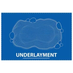 UnderGuard 25 By 30 Foot Polypropylene Nonwoven Geotextile Underlayment Protective Liner Sheet For Koi Ponds, Water Features, And Landscaping -Outdoor Garden Store GUEST d572ee63 3d8a 4dfe bcd1 00aabef3eb2a