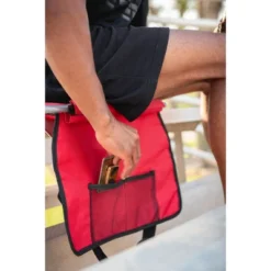 Stansport Folding Stadium Seat With Arms Red/Tan -Outdoor Garden Store GUEST d6d3dce8 f8b5 479f 99df 762acce66207