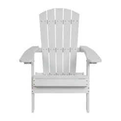 Flash Furniture Charlestown All-Weather Poly Resin Indoor/Outdoor Folding Adirondack Chair -Outdoor Garden Store GUEST d7bf9113 0708 4330 bd74 2ee546917602